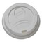 Dixie Lid for 8 oz. Hot Cup, White, Pk1000 DIX D9538 - alternate 3